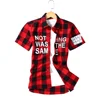 Men's Plaid Cotton Grid Shirts High Quality Casual Slim Long Sleeve Plaid Shirt