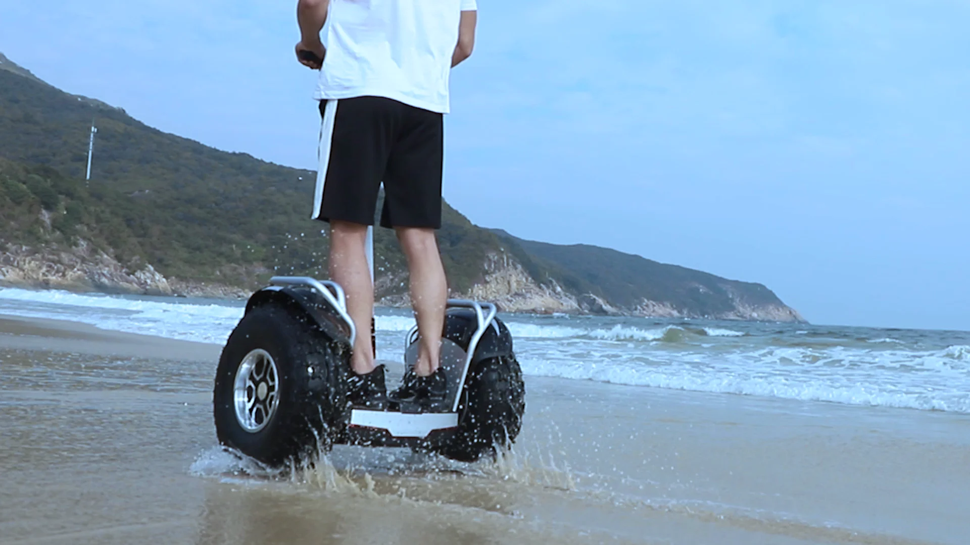 Personal Transporter Two Wheels Offroad Seaside Self Balancing Walk 2