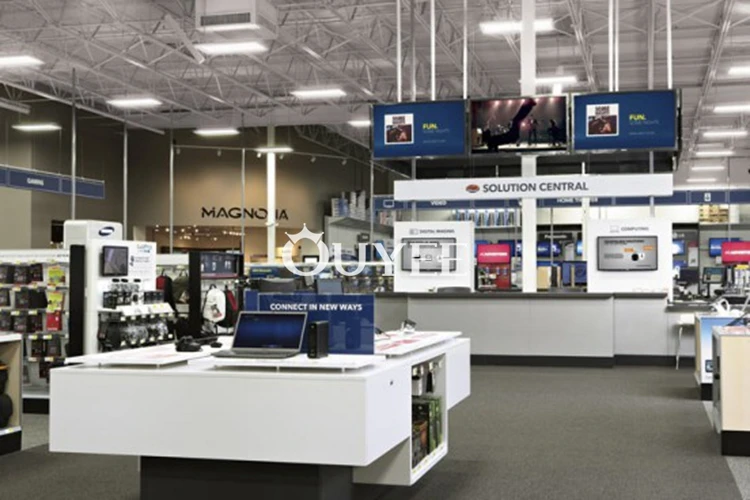 China High End Computer Shop Design Laptop Interior Store Display Fixture Ideas, View computer