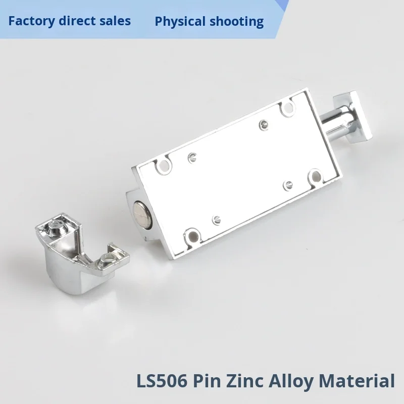 Cabinet Lock LS406 Door Window Latch Push Button Type Surface Mounted Bolt Spring Latch Zinc Alloy Decorations Cutting factory