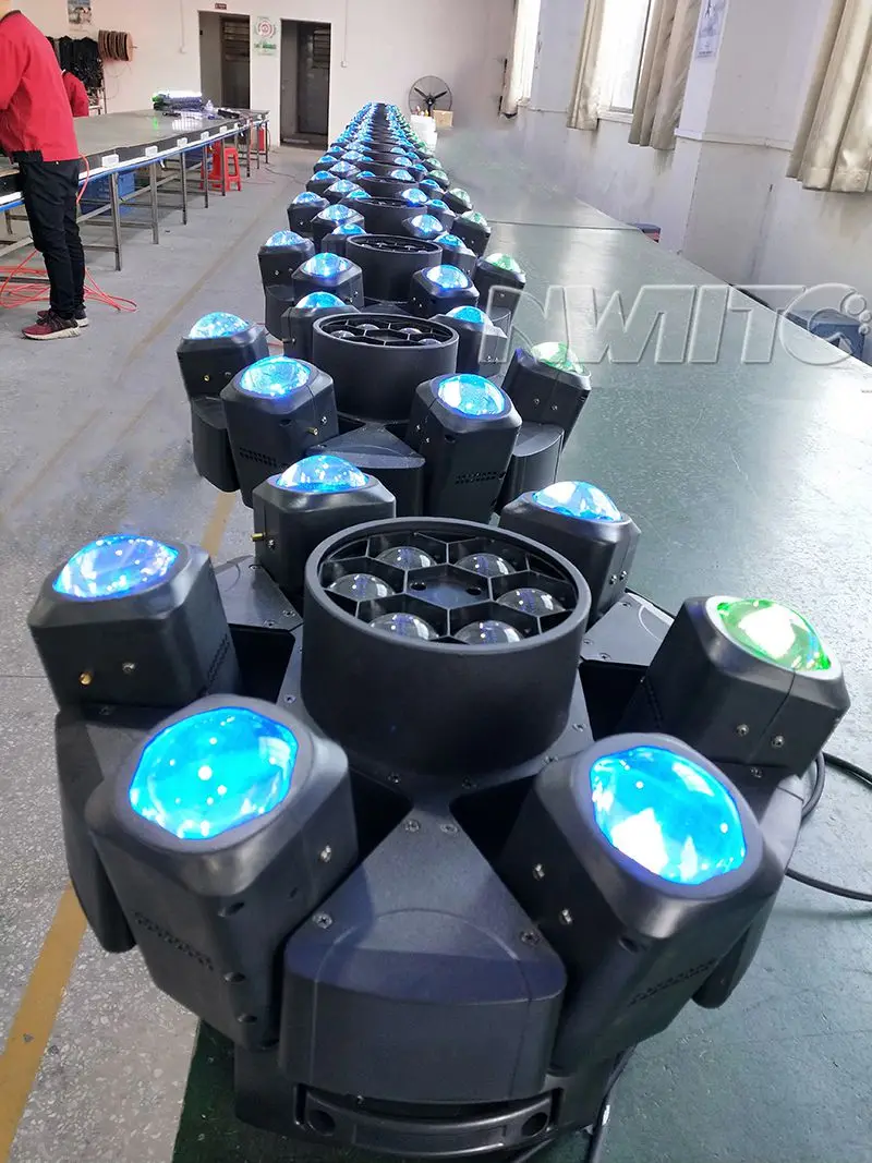 O-10 NEW DJ Party Disco Stage Light RGBW 4in1 6x40w Beam 6x15w Bee Eye Led Moving Head Stage Lights