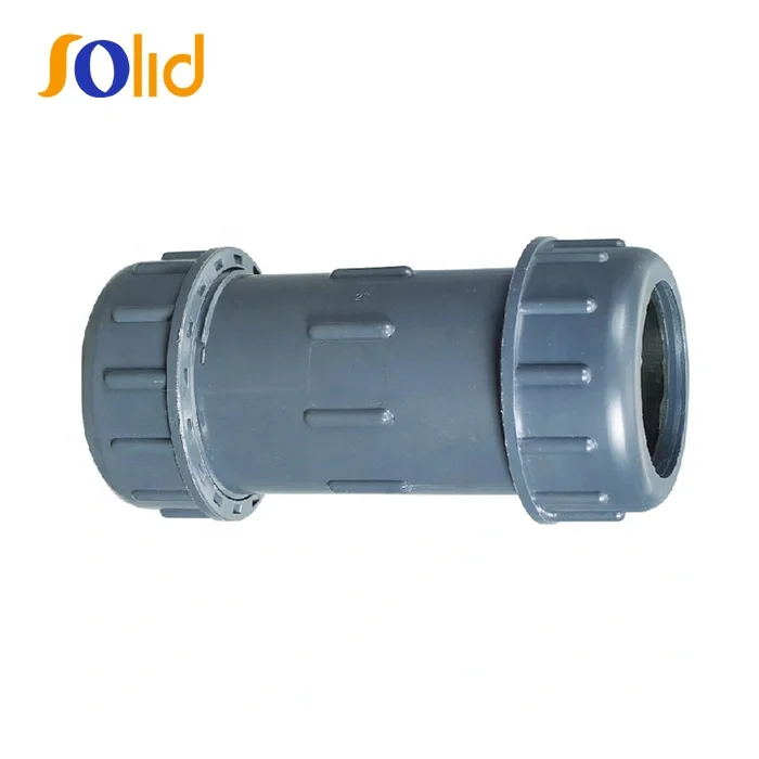 UPVC DIN Standard Pressure Fitting UPVC/PVC-U/PVC Compression Quick Coupling