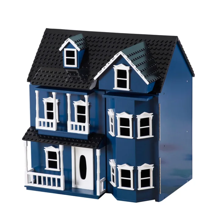 Deluxe Living Room Set Bleu 12th échelle pour maison de poupées & Miniature 
