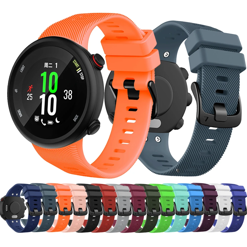 For Garmin Forerunner 45/45S Soft Silicone Replacement Strap Watch Band  Bracelet