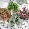 New design Eucalyptus Leaves Stems Artificial Silver Dollar Leaf Spray Faux Branches for Wedding