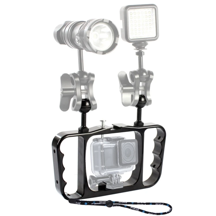 CNC Aluminum Alloy Housing KANEED Housing Shell CNC Aluminum Alloy Protective Cage Kit with Metal Wrench /& Lens Cap /& Screw /& Tripod Adapter for GoPro HERO5 Session //HERO4 Session//Hero Session Black
