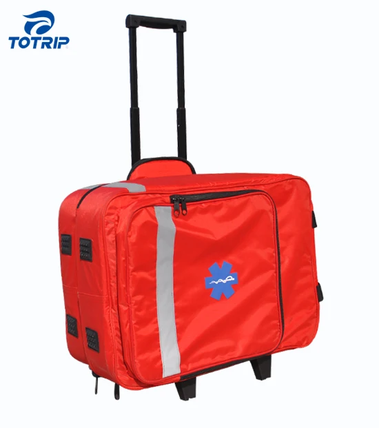 Waterproof Medical Emergency Bag Large First Aid Kit Bag On Wheels