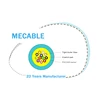 Supply 9/125 GJFJV Indoor Distribution 2 Core Fiber Optic Cable Single Mode