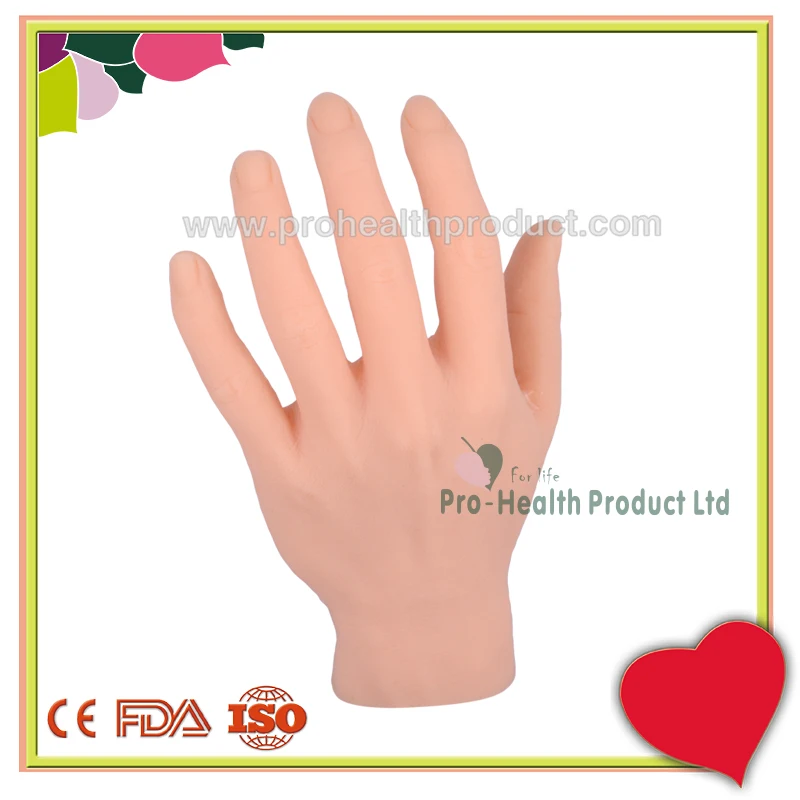 Lifelike Silicone Practice Model Soft Artificial Mannequin Hand For ...