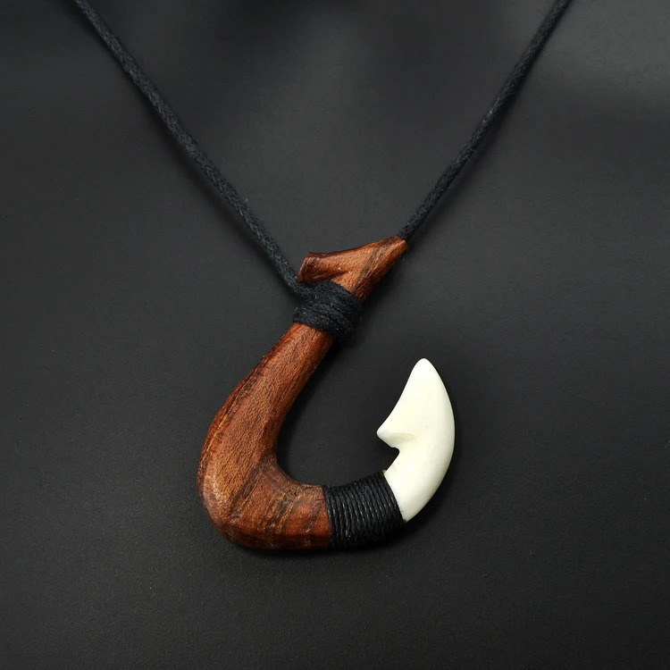 Gx060 New Zealand Maori Pendant Primitive Tribes Jewelry Handmade