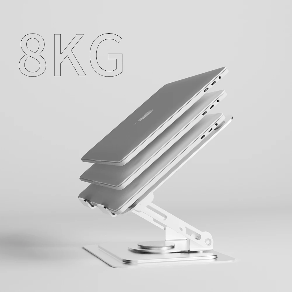 360 Rotation Cooling Laptop Stand For Desk Aluminum Adjustable Computer