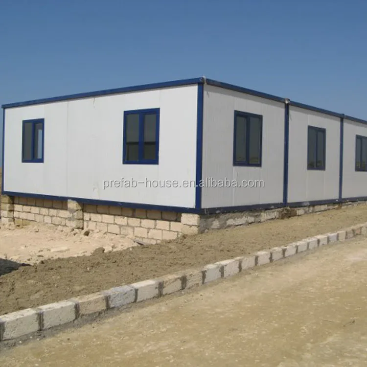 Chad Low Cost Prefabricated House Design 40ft Flat Pack Container