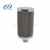 DN50 tube 2 "external thread 304 stainless steel metal folding mesh 5um food and pharmaceutical vacuum feeder filter element