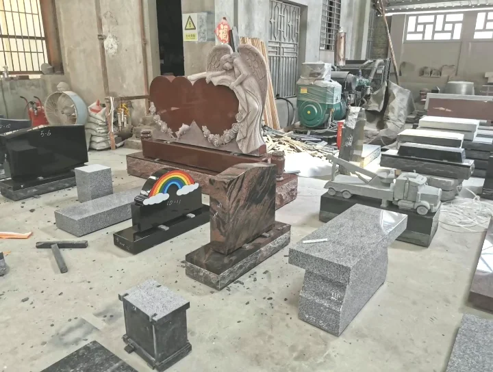 Venta Caliente Moderno Estilo Americano De Granito Negro Vertical