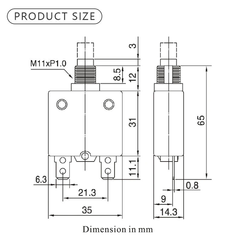 Zing Ear Ze-700 Series Mini Miniature Overload Protector 3a To 30a ...