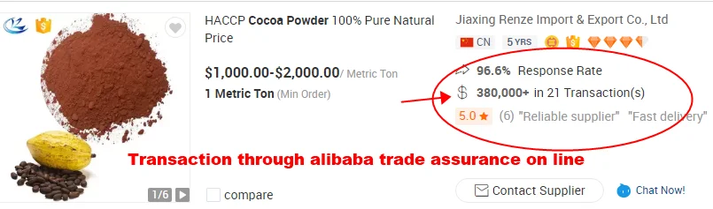 transaction cocoa May