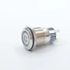 BIJIA 19mm 16mm high round push button with led ring light electrical switch 22mm signal lamp