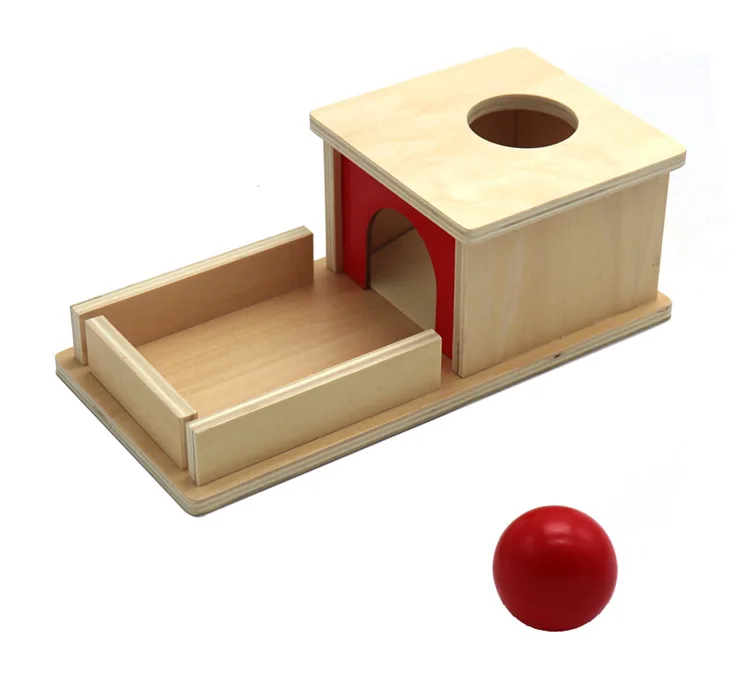 Kids Object Permanence Box Montessori Family Educational Training Material DIY 