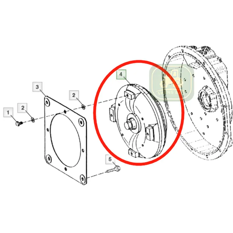 At393835 At501974 Torque Converter Suitable For John Deere 310k 210 K