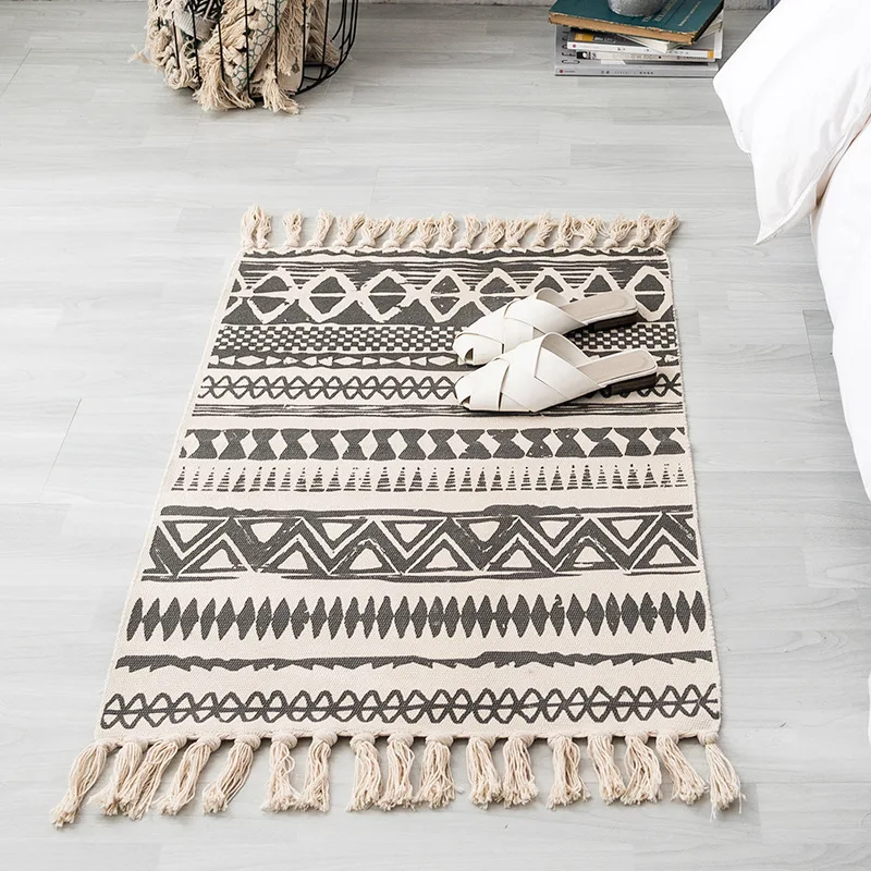 Modern simple kitchen living room printing non-slip mat