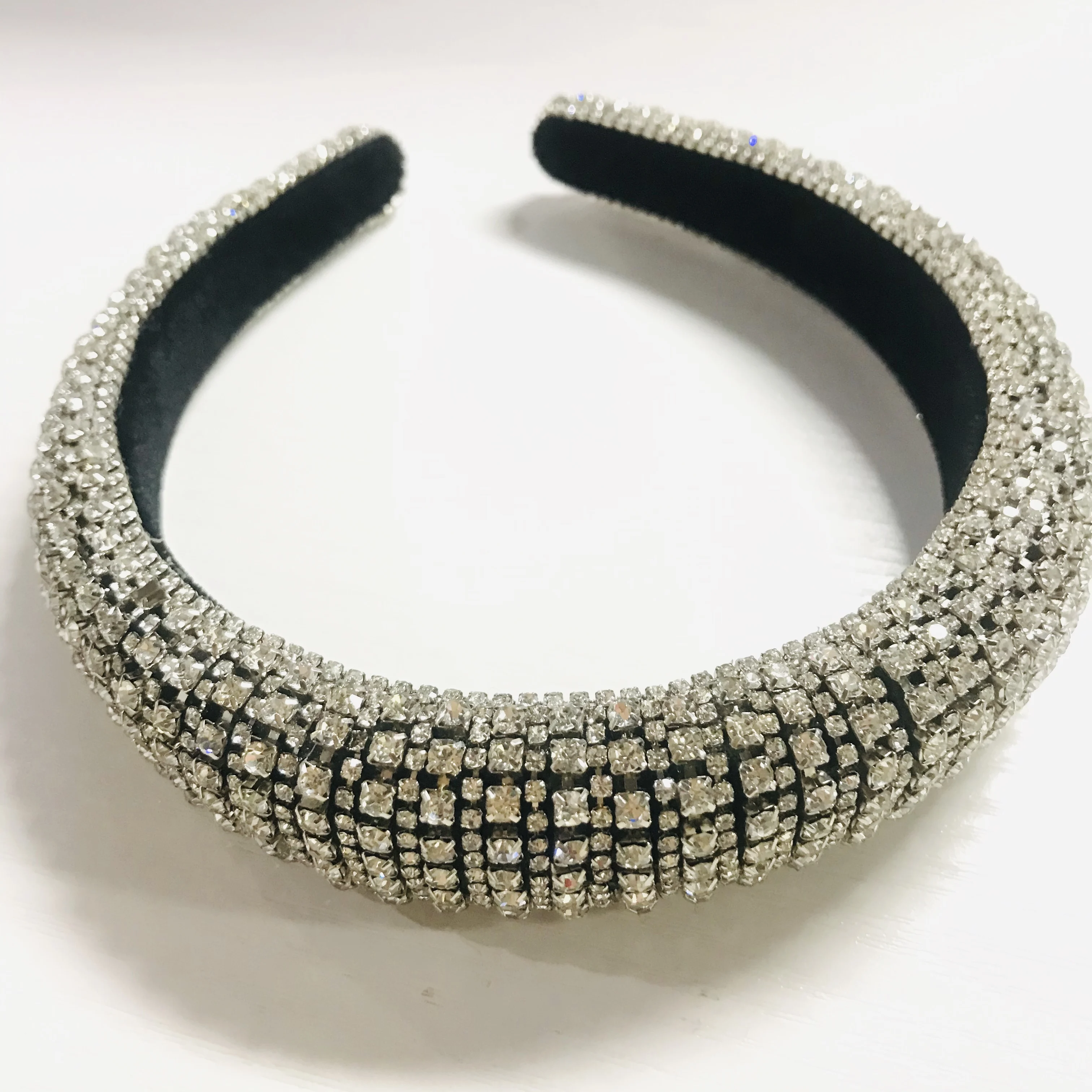 流行时尚女孩奢华钻石头带全钻水钻头带水晶发饰