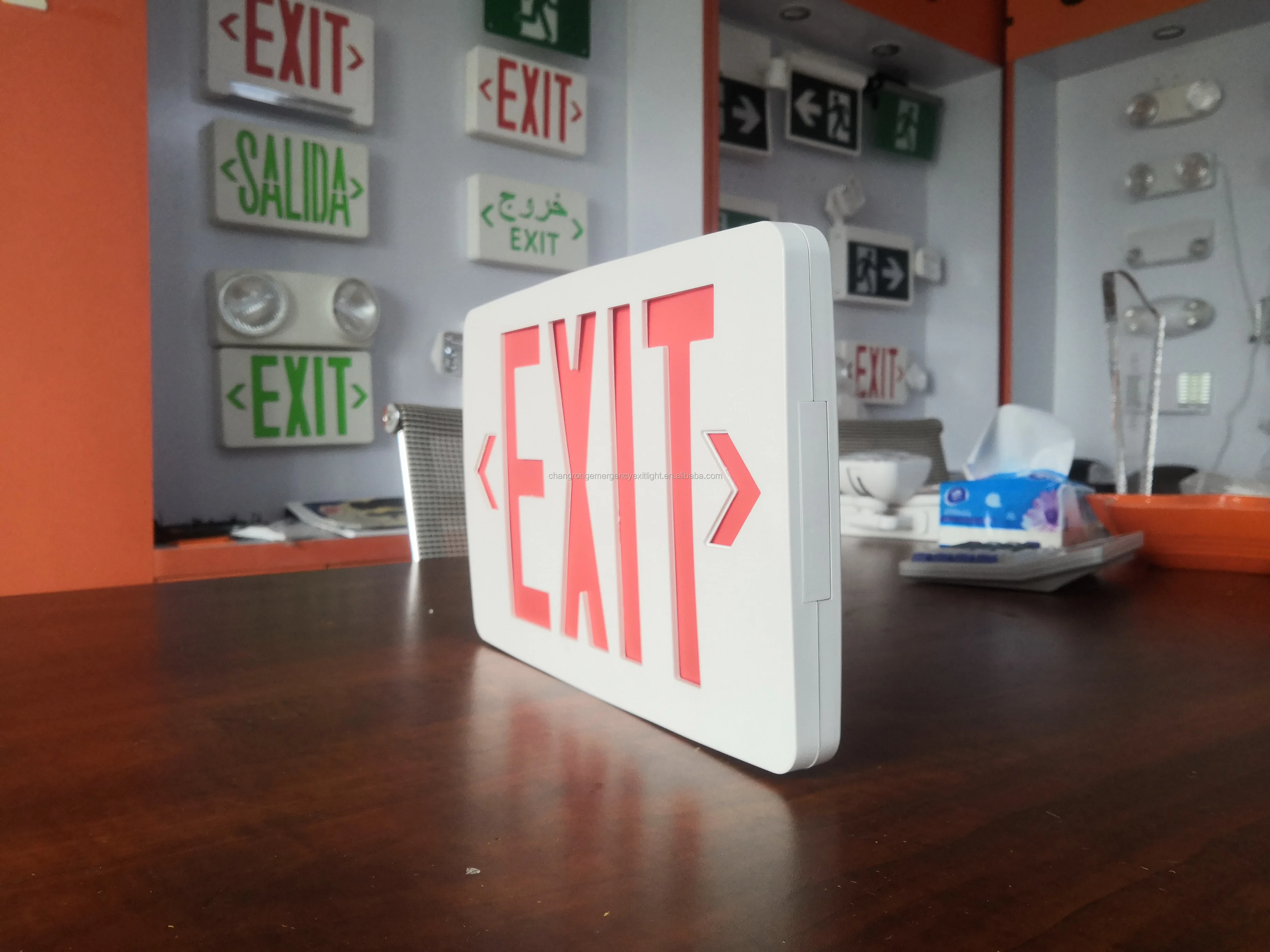 Ul Listed Super Thin Double Sided Led Exit Sign Buy Ul Listed Exit