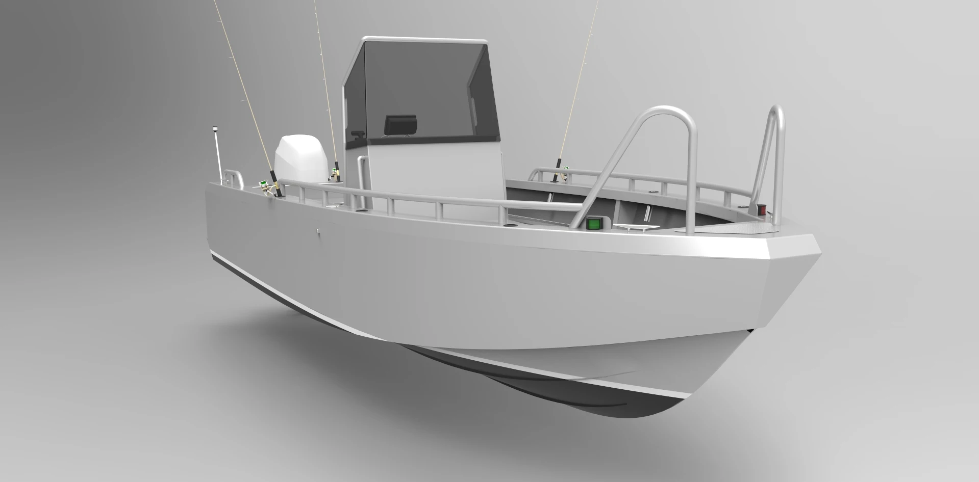 6m Center Console Welded Aluminum Sport Fishing Speed Boat Buy Welded