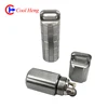 Portable directly removable metal wind proof kerosene Titanium alloy key ring pendant oil open fire lighter