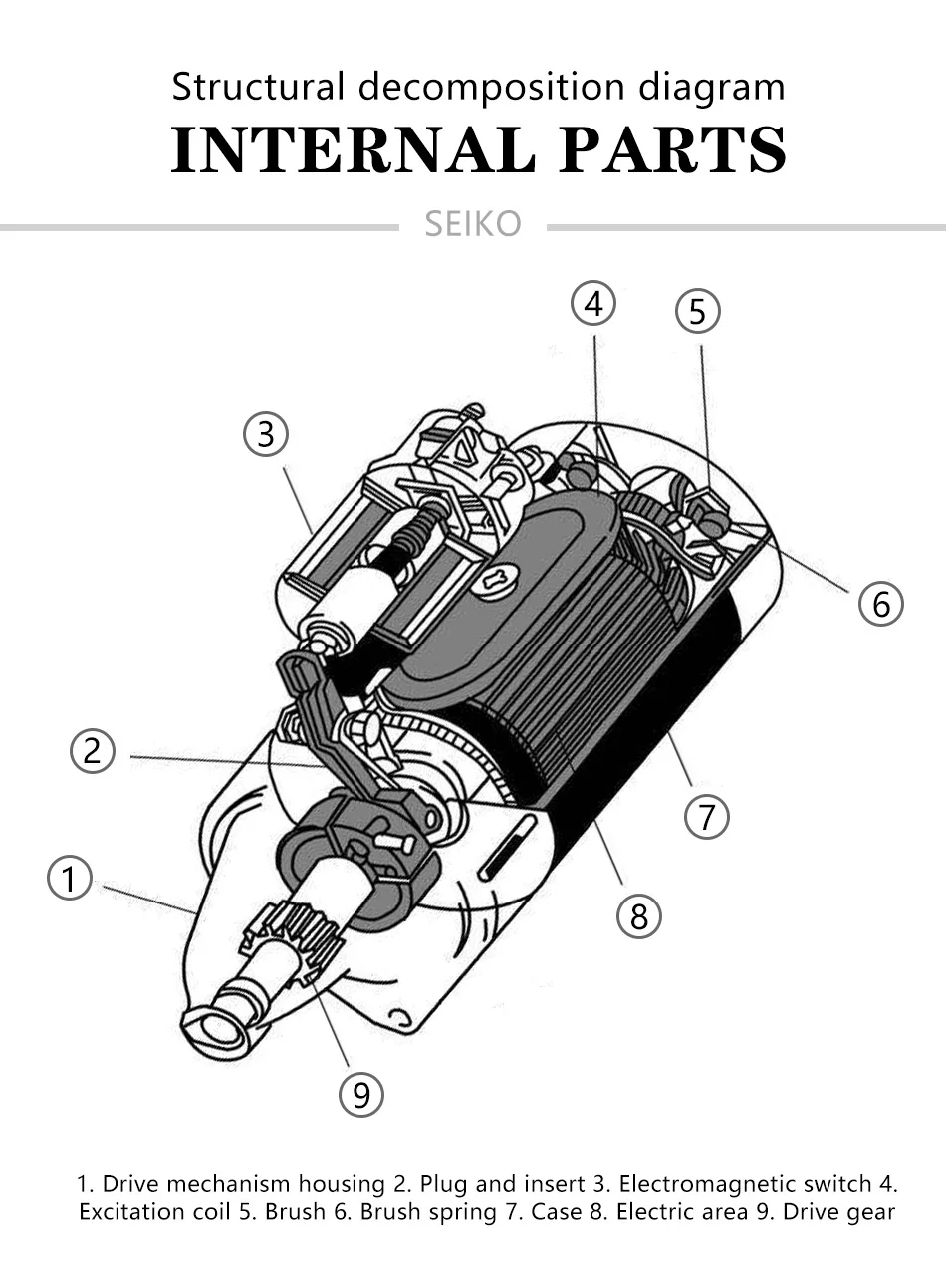 24volt Engine Starter Motor,Engine Electric Starter Of 4m51 Engine
