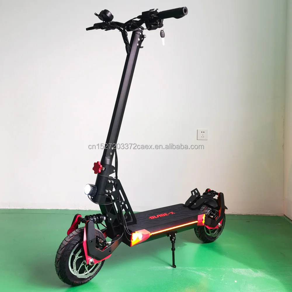 Teverun Blade X Pro Electric Scooter 2400w 60v 28 8ah Battery 75kmh 80 130km Range Double Motor