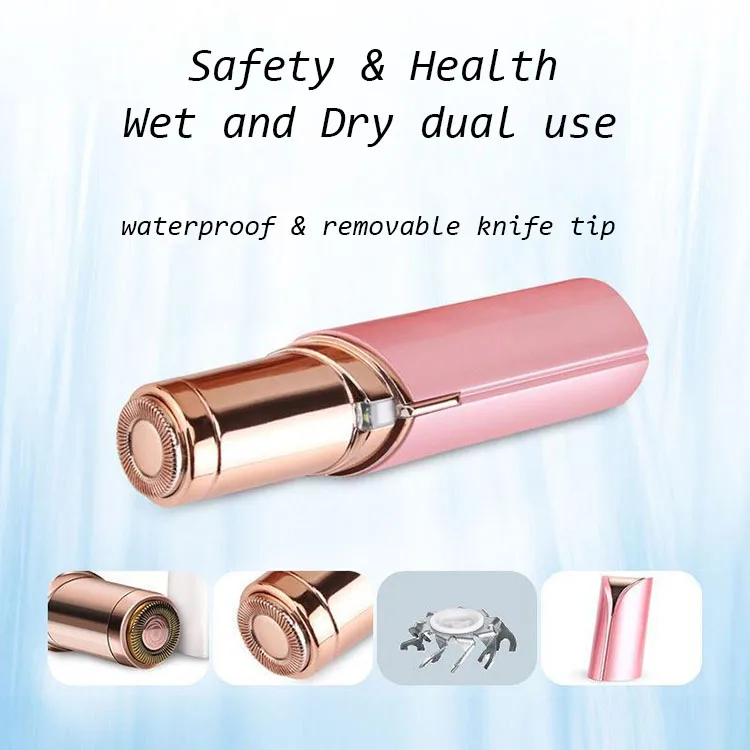Women Electric Eyebrow Shaver Low Noise Painless Brows Epilator Eyebrow Hair Remover