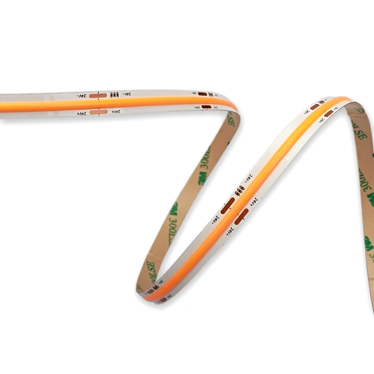 
Dimmable flex 12v 24v flexible 2110 tape light luces dotless flip chip fob cob led strip 