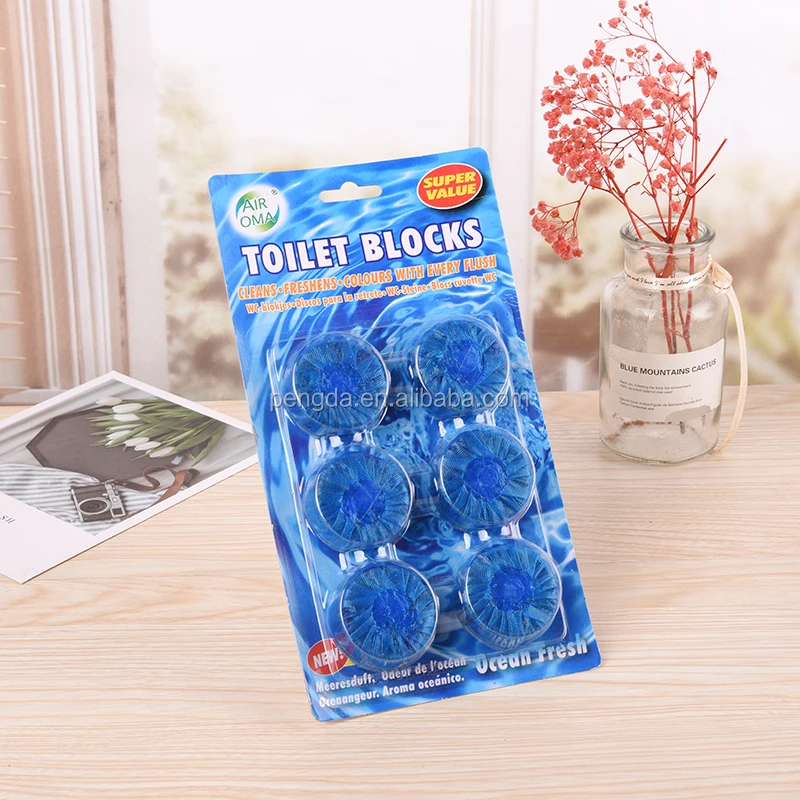 50g Each Toilet Cistern Blue Tablets Blocks Loo Deodorant Cleaner/ Blue