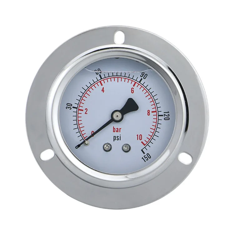 60mm threaded connection ZG1/4 2.5 shock-proof Metal Case Medical Oxygen Pressure Gauge