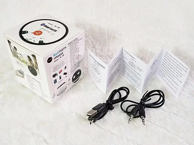 LED Mini Wireless Speaker TF USB Portable Music Loudspeakers Hand-free call For Phone PC with Mic - ANKUX.COM