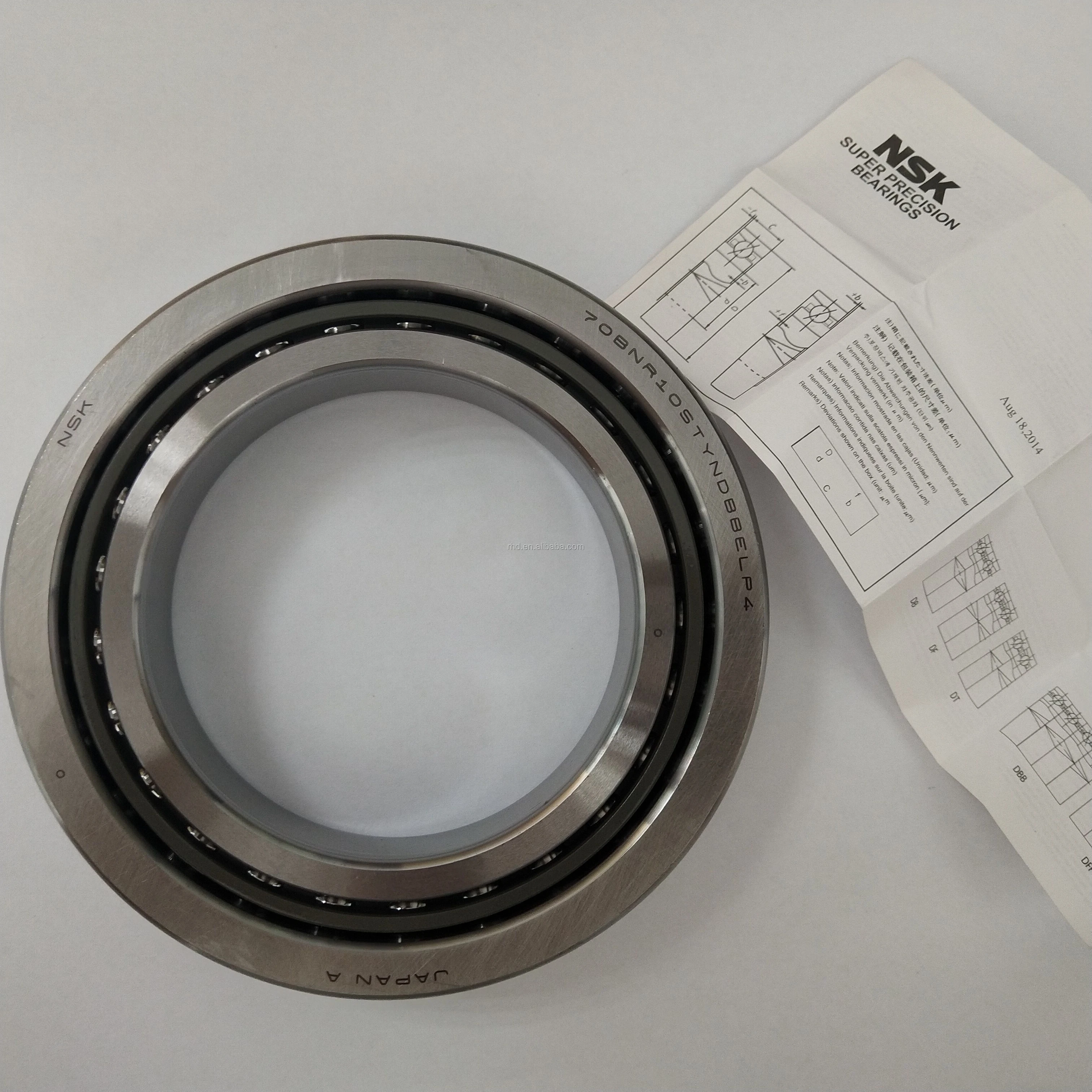 nsk high speed angular contact ball bearing 70bnr10styndbbelp4