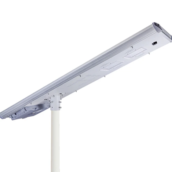 outdoor 60w 80w integrated all in one remote motion IP65 sensor led solar street light with lithium battery pole