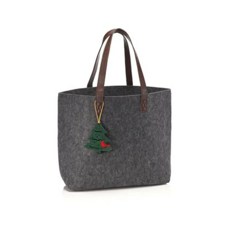 wholesale from factory felt shopping bags with logos