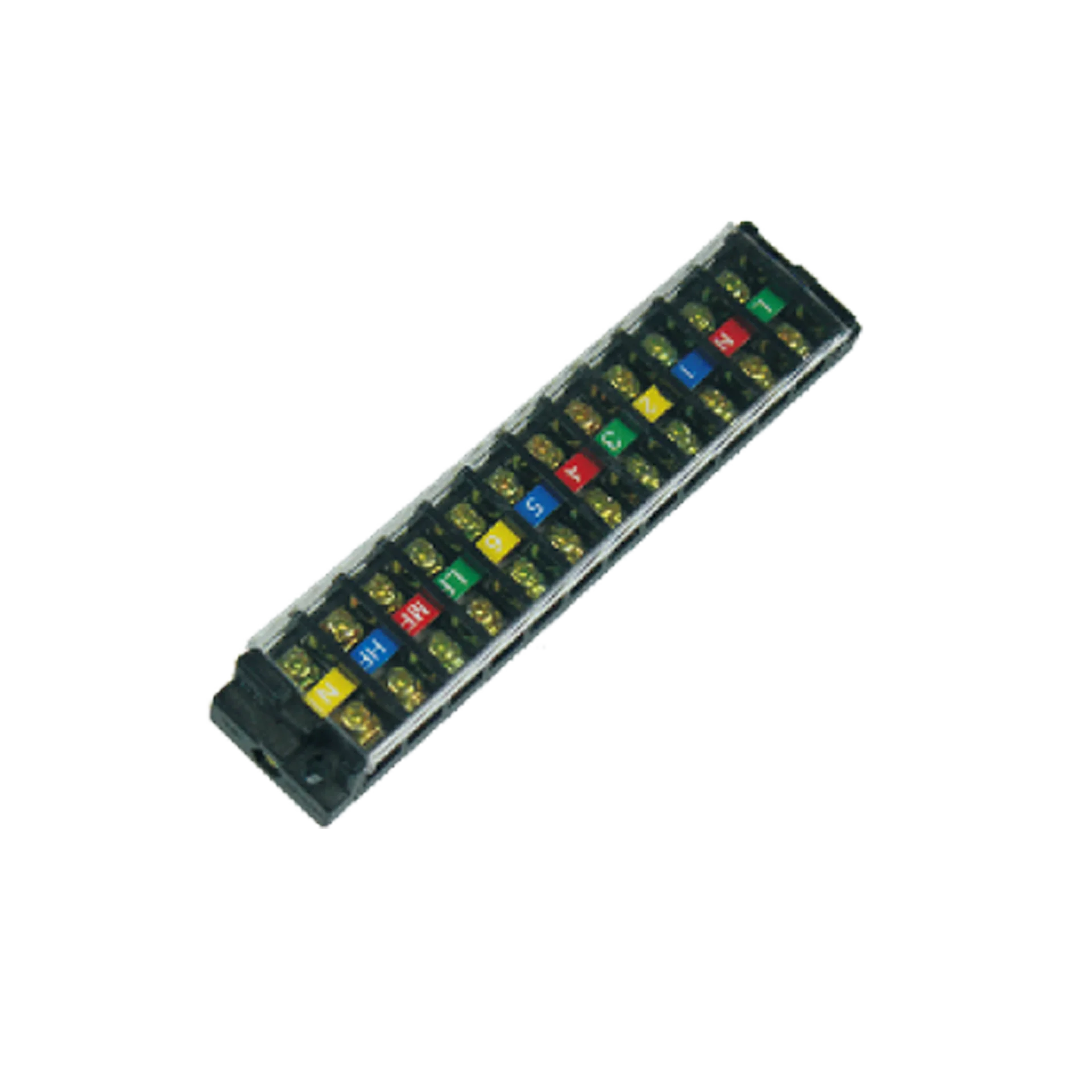 EAST PA66 Brass Earth Terminal Block Universal Feed Screw Din Rail ETA ...