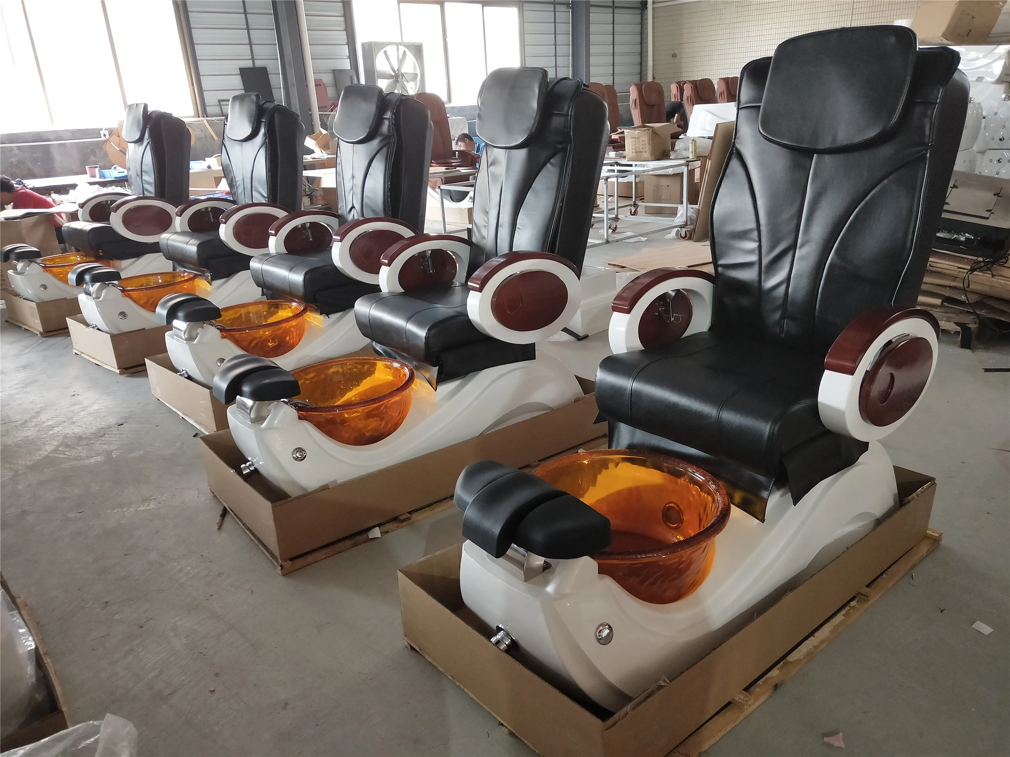 Luxury Pedicure Massage Spa Chair Remote Control Color Can Be Customized Nails Pedicure Chair 0645