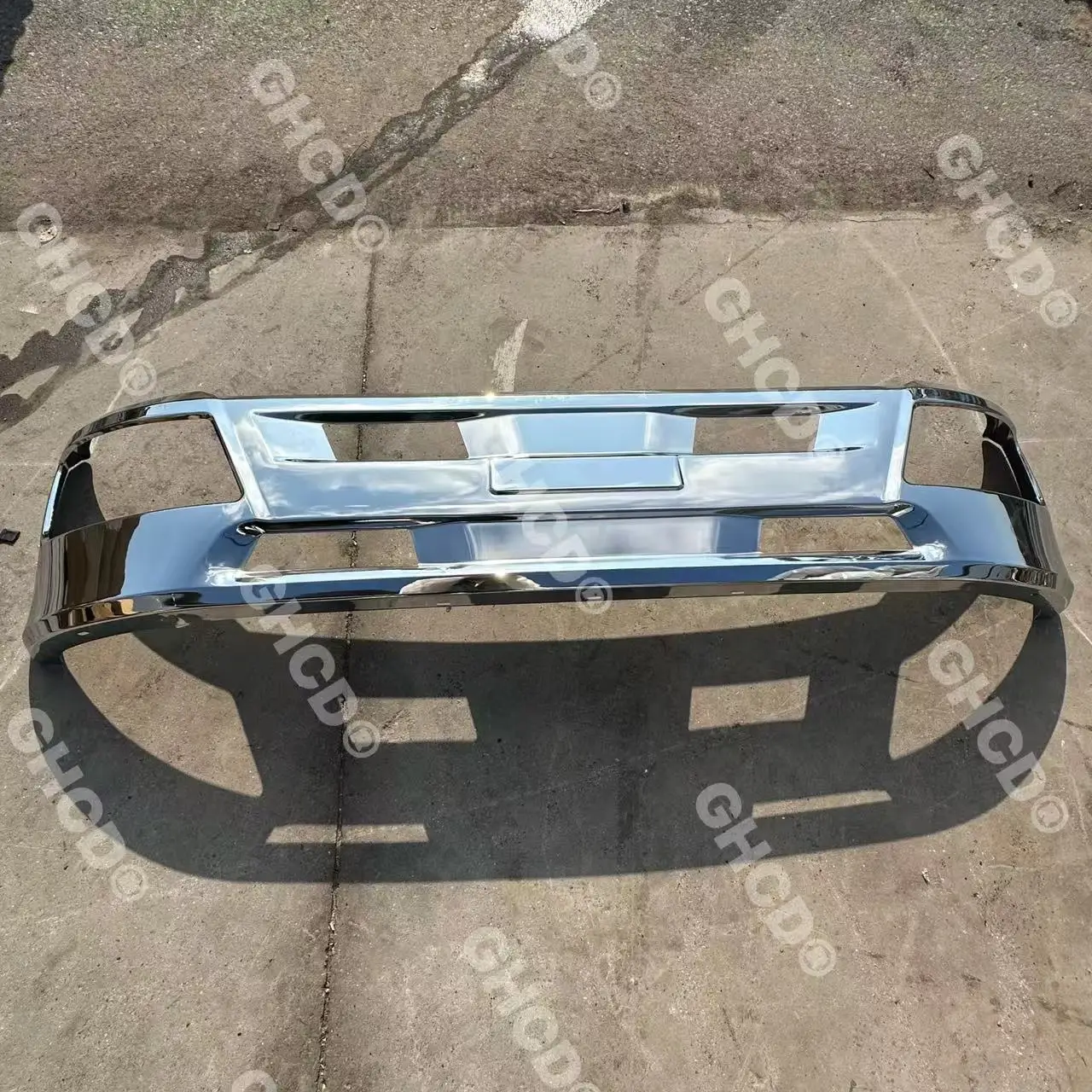 GHCD New Materials/high Quality Iron Chrome-plated Bumpers for Japanese Truck New HINO 500/DOMINATOR supplier