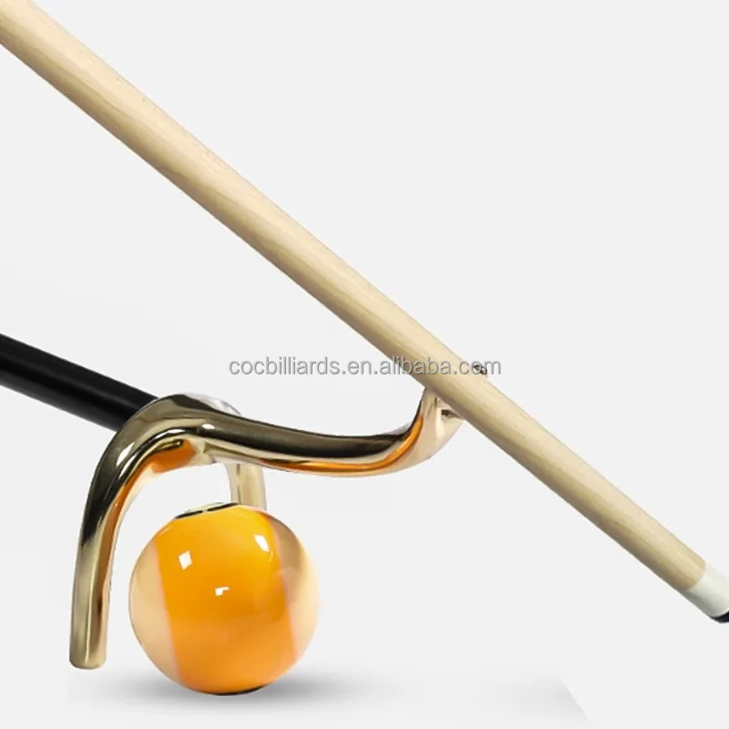 Factory Price Pool & Snooker Billiard Cue Rests Golden Metal Cue Racks ...