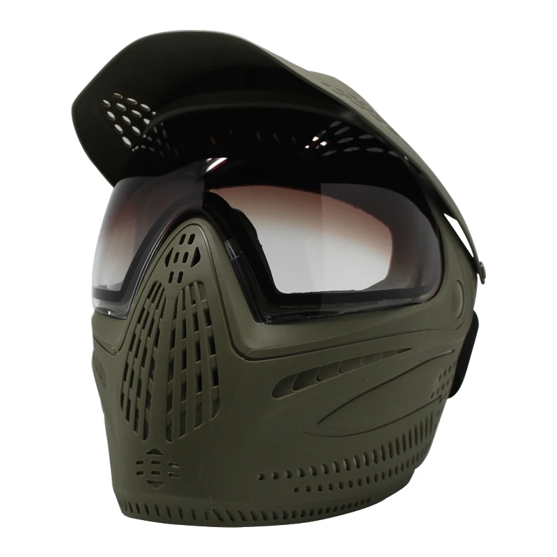 Great Paintball Mask With Visor Dual Strap For Cs Game Buy Cs Mask