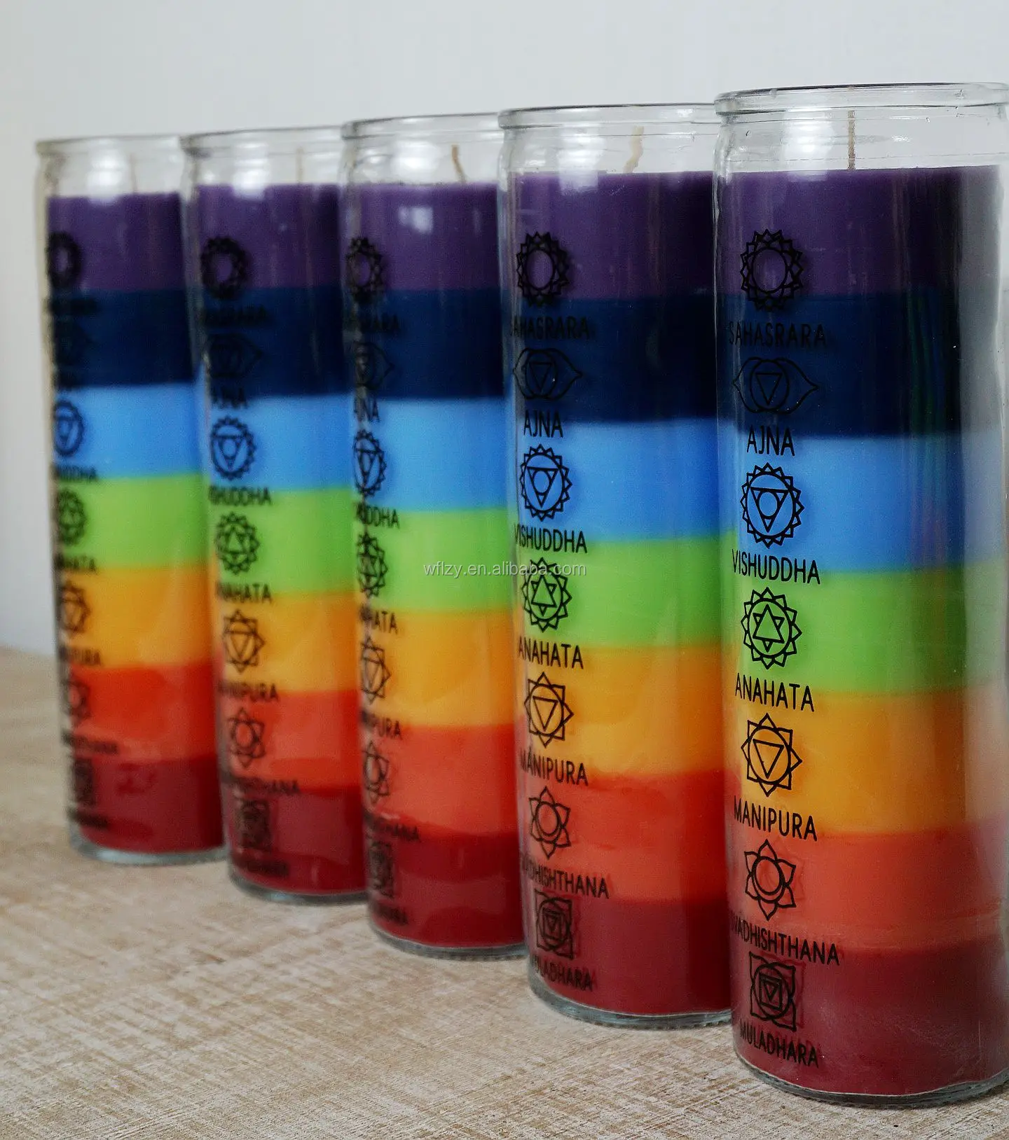 18oz Scented Chakra Candles Buy Chakra Candle,Glass Jar Chakra