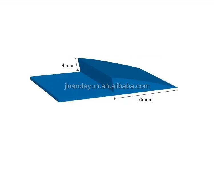 Beveled Nosing Vinyl Rubber Carpet Edging Trim Plastic Rubber