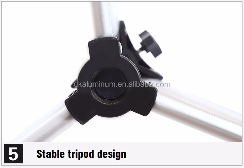 Aluminum Telescopic Light Holder Tripod Pole For Outdoor Camping