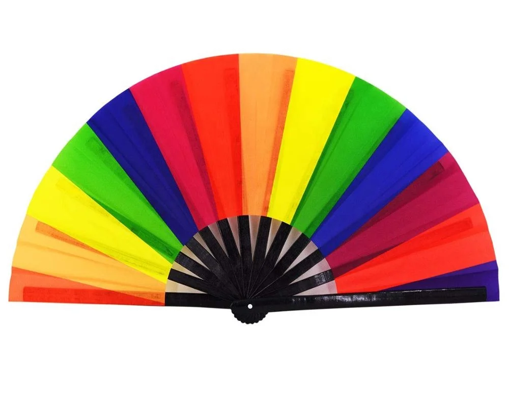 

66cm Hand Made Folding Fan,1 Piece, Colors
