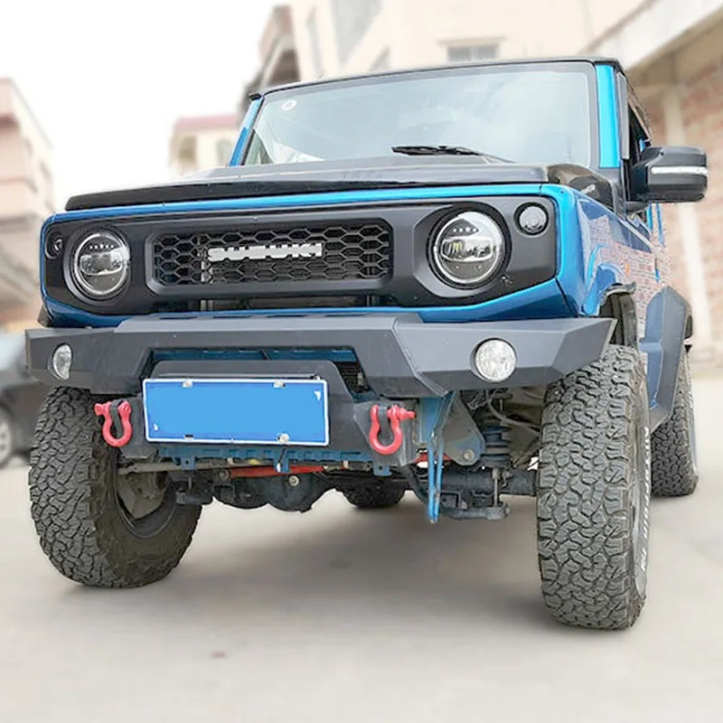 Jimny Sierra Jb74 Front Bumper Steel With Winch Mount Front Bumper For Suzuki Jimny Jb64 Jb64w