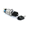 19315 19mm industrial 2 two position push button latching keylock switch