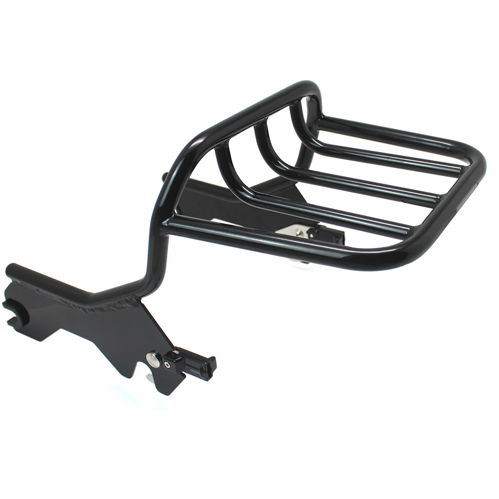 摩托车双自定义座位后行李架哈雷戴维森 softail flde flhc flhcs fl